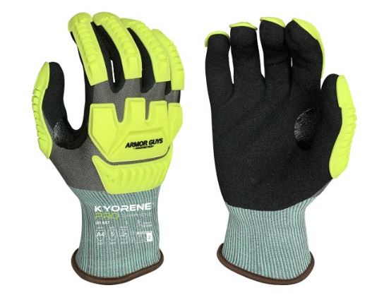A4 Cut Resistant Kyorene Pro 18G MicroFoam Nitrile Palm Coated Gloves