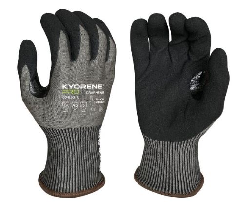 A5 Cut Resistant Kyorene Pro 15G Nitrile Palm Coated Gloves