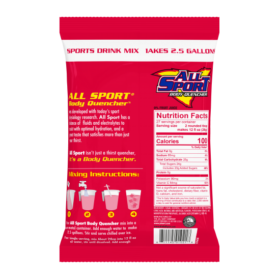 All Sport Body Quencher Sports Drink Mix