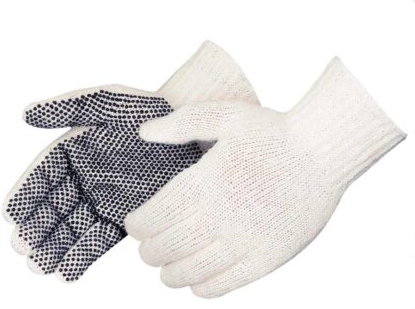 One-Sided PVC Dot Gloves