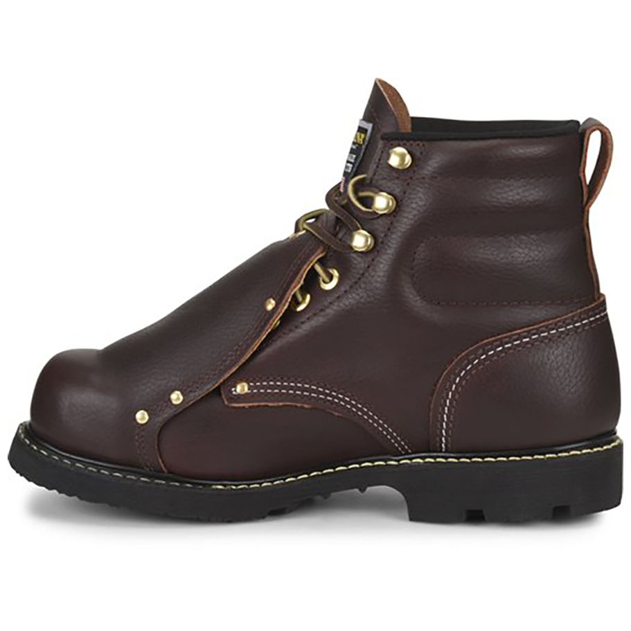 6" USA Steel Toe External Met Guard Boots