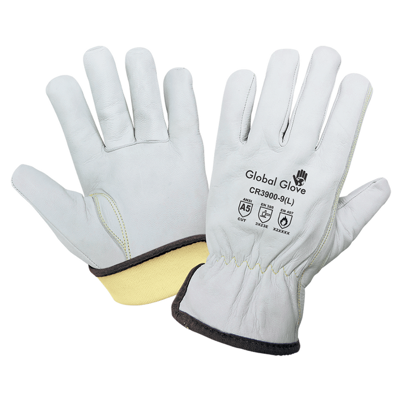Load image into Gallery viewer, A5 Cut, Abrasion, and Puncture Resistant Grain Goatskin Gloves
