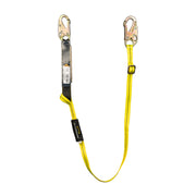SSAWL4-6 Shock Absorbing Adjustable Lanyard from 4 ft. to 6 ft. with HS snaphooks