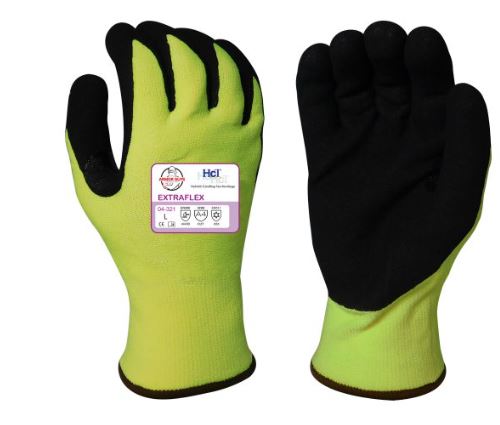 Cold Weather 13g Hi-Vis Engineered A4 Cut Level ExtraFlex Winter Gloves