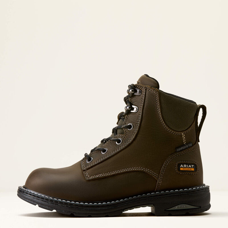 Women's Ariat 6" Composite Toe Work, 9B