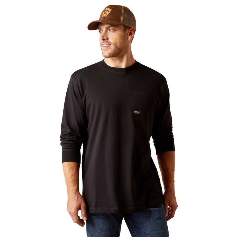 Men Rebar Cotton Strong WHLF T-Shirt Black