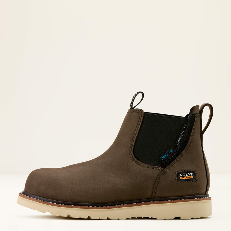 WMS Rebar Wedge Waterproof Comp Toe Workboot, 7C