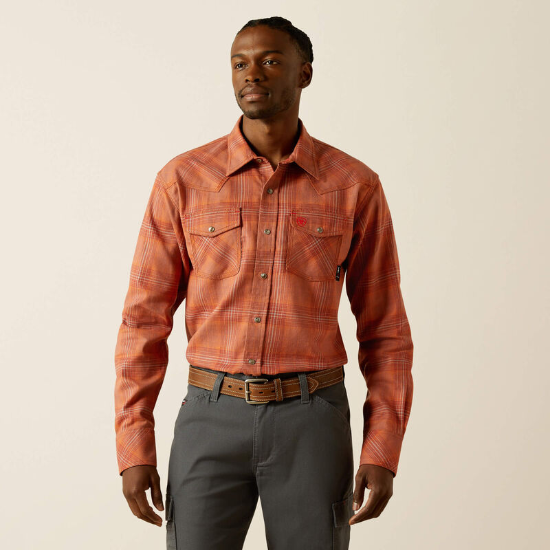 Fire Resistant Wayne Retro Long Sleeve Work Shirt