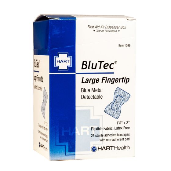 Fingertip Metal Detectable-Large 25ea/bx