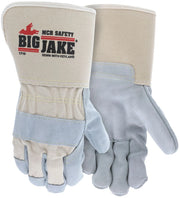 Big Jake Leather Palm Kevlar Sewn Glove w/ 4.5" Cuff, 1 Pair