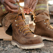 6" Brown Aluminum Toe