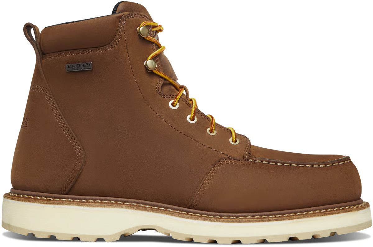 6" Brown Aluminum Toe