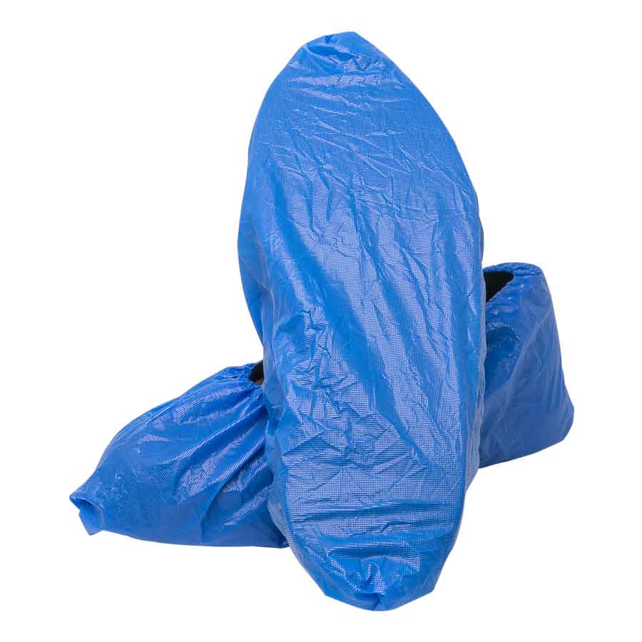 Blue Liquid Resistant Shoe Cover, Bag of 100