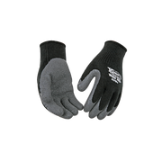 Kinco Thrmal Lined Grip Gloves - Blk/Gry