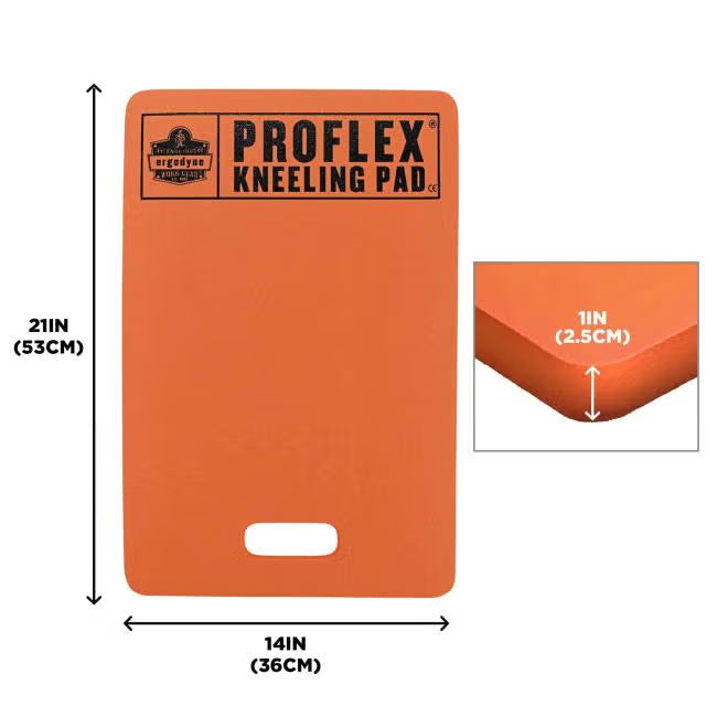 Ergodyne™ ProFlex®380 Standard Kneeling Pad 1" Thick 14" x 21" Black