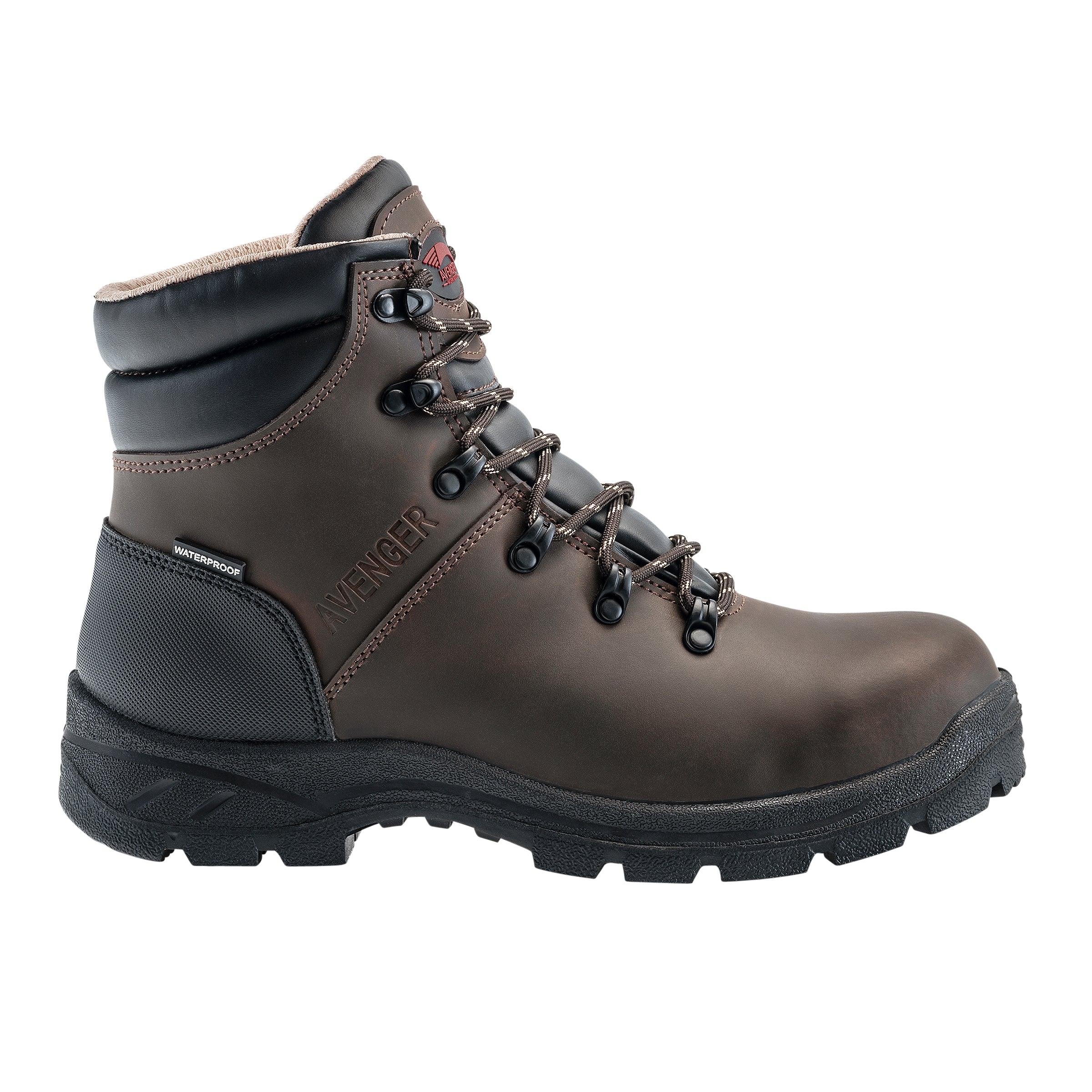 *Brown WP EH SR Steel Toe Boot, 9M