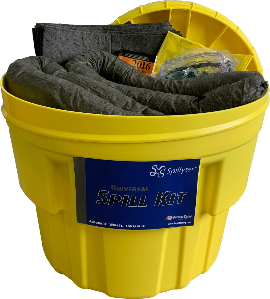 20 Galllon Universal Spill Kit with contents and Screw on Top Bucket