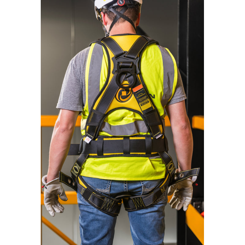 Cyclone Harness Black/Yellow, PT chest / TB leg / no waist belt / non construction / Size XL