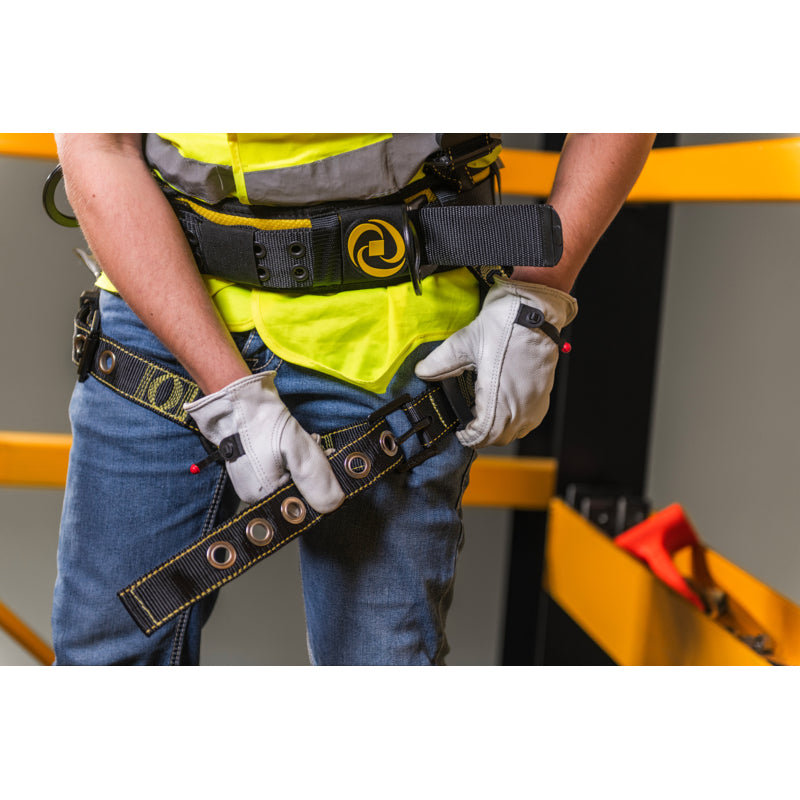 Cyclone Harness Black/Yellow, PT chest / TB leg / no waist belt / non construction / Size XL