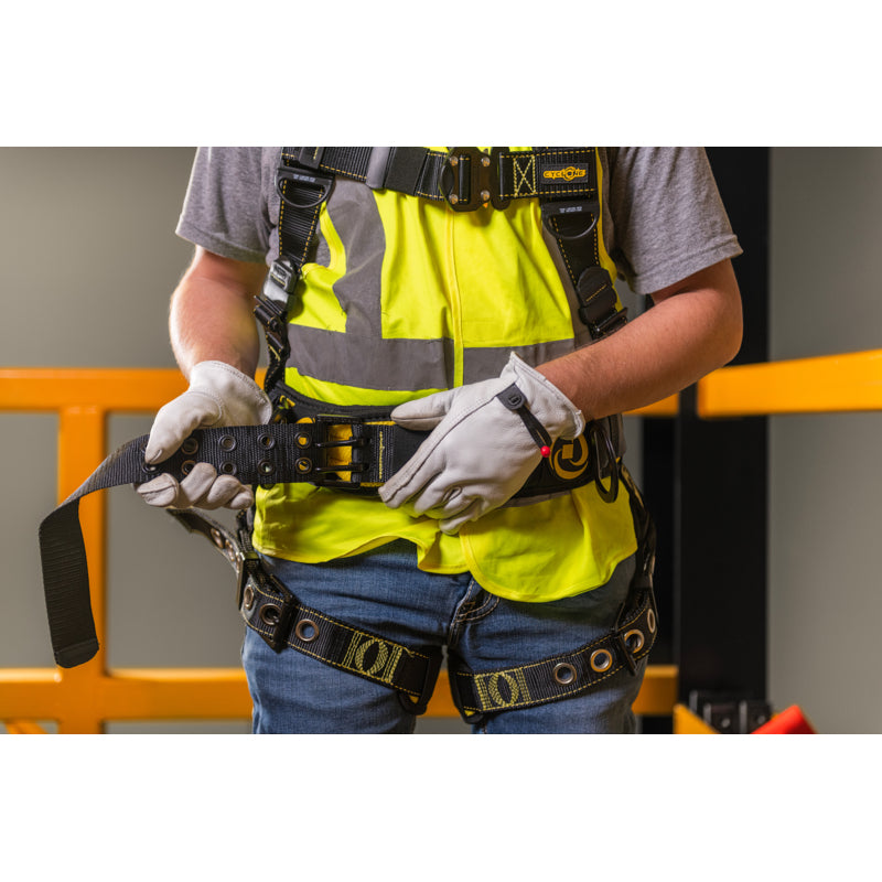 Cyclone Harness Black/Yellow, PT chest / TB leg / no waist belt / non construction / Size XL