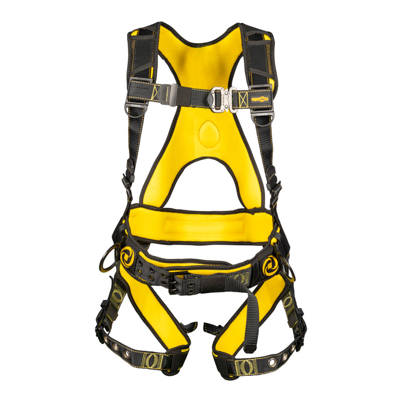 Cyclone Harness Black/Yellow, PT chest / TB leg / no waist belt / non construction / Size XL