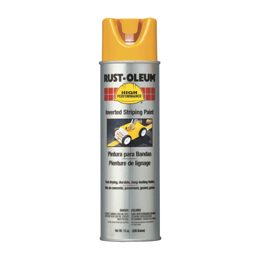 Rust-Oleum Yellow Stripping Paint