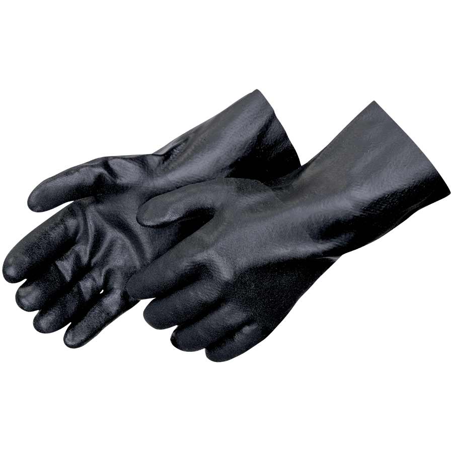 PVC Sandpaper Black Interlock Lined Double Dipped