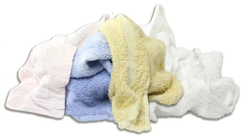 Terry Cloth Rags, 25LB Box