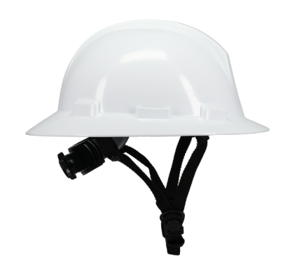 PIP® Kilimanjaro™ Type II Full Brim Safety Helmet with HDPE Shell, 4-Point Textile Suspension, Wheel Ratchet Adjustment and 4-Point Chinstrap
