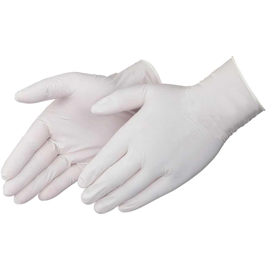 5mil P-Free White Latex Glove, Box of