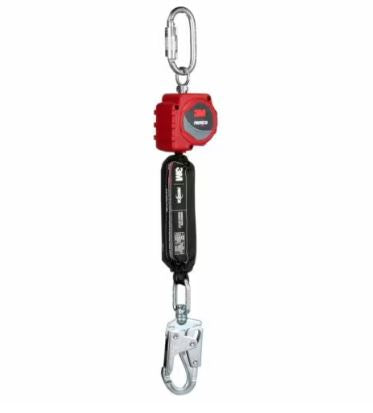 3M Web Self-Retracting Lifeline with Carabiner, Swivel Snap Hook, 6 ft