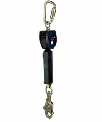 3M Nano-Lok 6ft Personal Self-Retracting Lifeline with Anchor Hook, Web Steel Swivel Snap