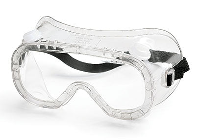 Technician Safety Goggles Clear fX2 Anti-Fog Lens w/ Cap Vents