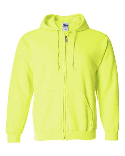 Gildan Full Zip Hoody, Achor Hocking, Safety Green