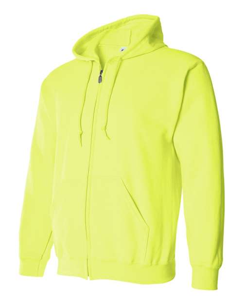 Gildan Full Zip Hoody, Achor Hocking, Safety Green