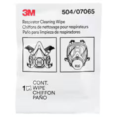 3M Respirator Cleaning Wipes 100/bx