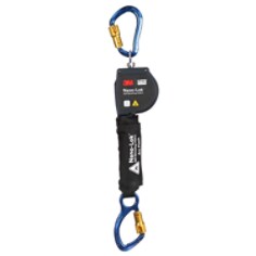 3Mâ„¢ DBI-SALAÂ® Nano-Lokâ„¢ Arc Flash Self-Retracting Lifeline with Anchor Hook 3100581, Web, Aluminum Carabiner, 8 ft