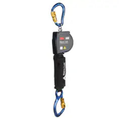 3Mâ„¢ DBI-SALAÂ® Nano-Lokâ„¢ Arc Flash Self-Retracting Lifeline with Anchor Hook 3100581, Web, Aluminum Carabiner, 8 ft