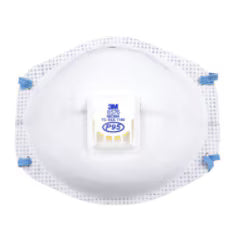 3M P95 Respirator w/Valve, 10/bx 8bx/cs