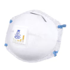 3M P95 Respirator w/Valve, 10/bx 8bx/cs