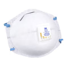 3M P95 Respirator w/Valve, 10/bx 8bx/cs