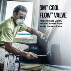 3M P95 Respirator w/Valve, Box of