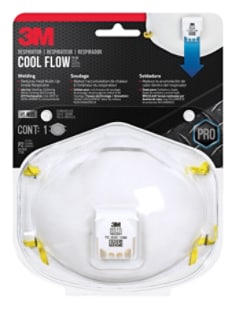 3M N95 Respirator w/Valve 10/bx 8bx/cs