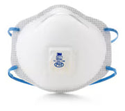 3M P95 Respirator w/Valve 10/bx 8bx/cs