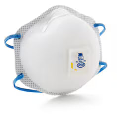 3M P95 Respirator w/Valve 10/bx 8bx/cs