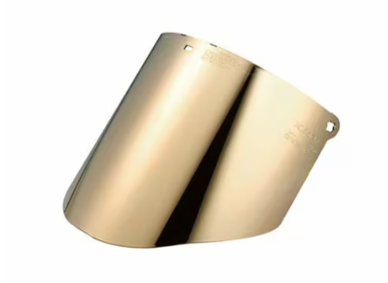 Gold-Coated Polycarbonate Face Shield