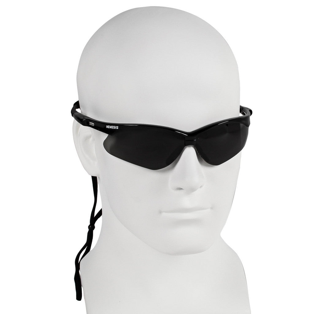 Glasses Smoked lens/Blk Frame Antifog