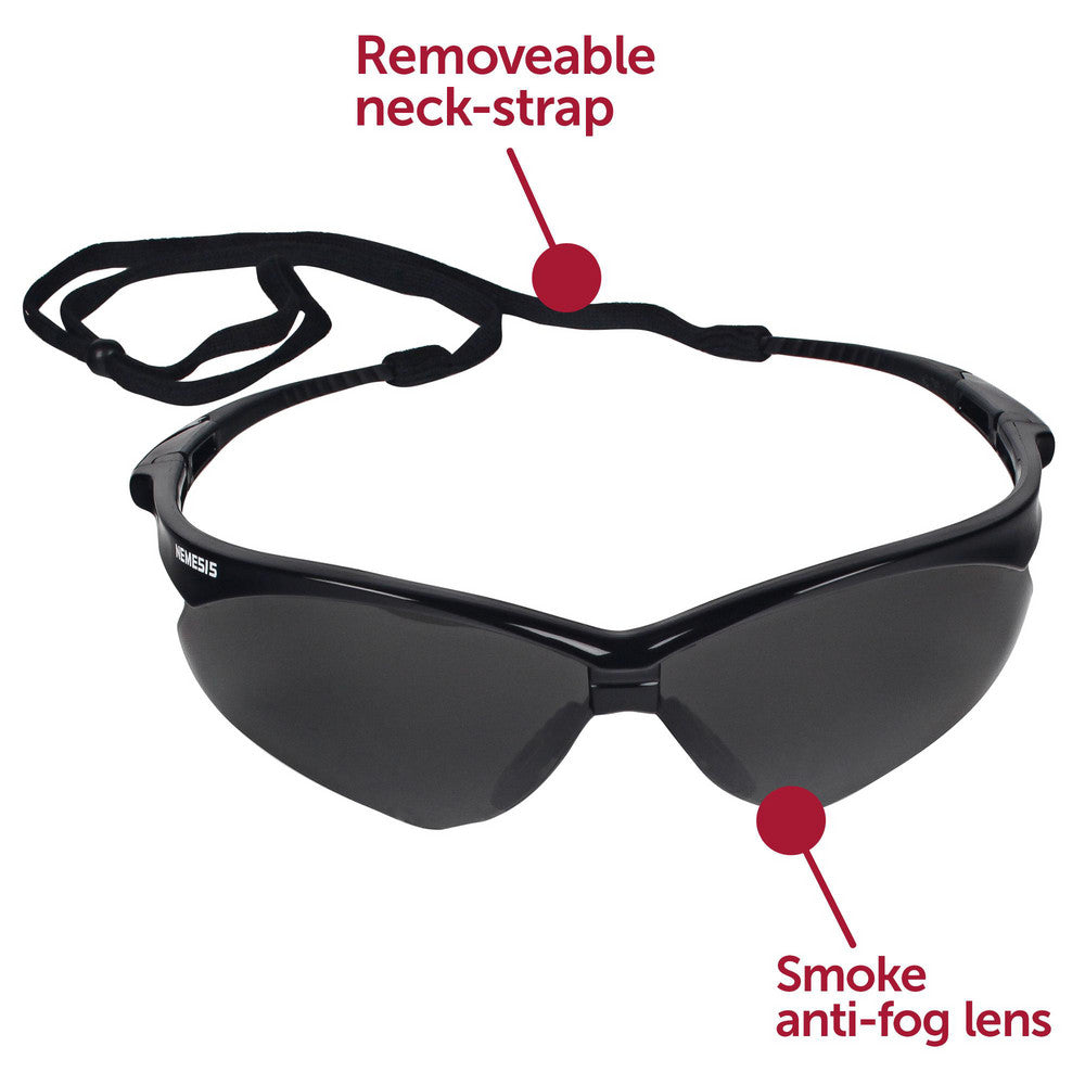Glasses Smoked lens/Blk Frame Antifog