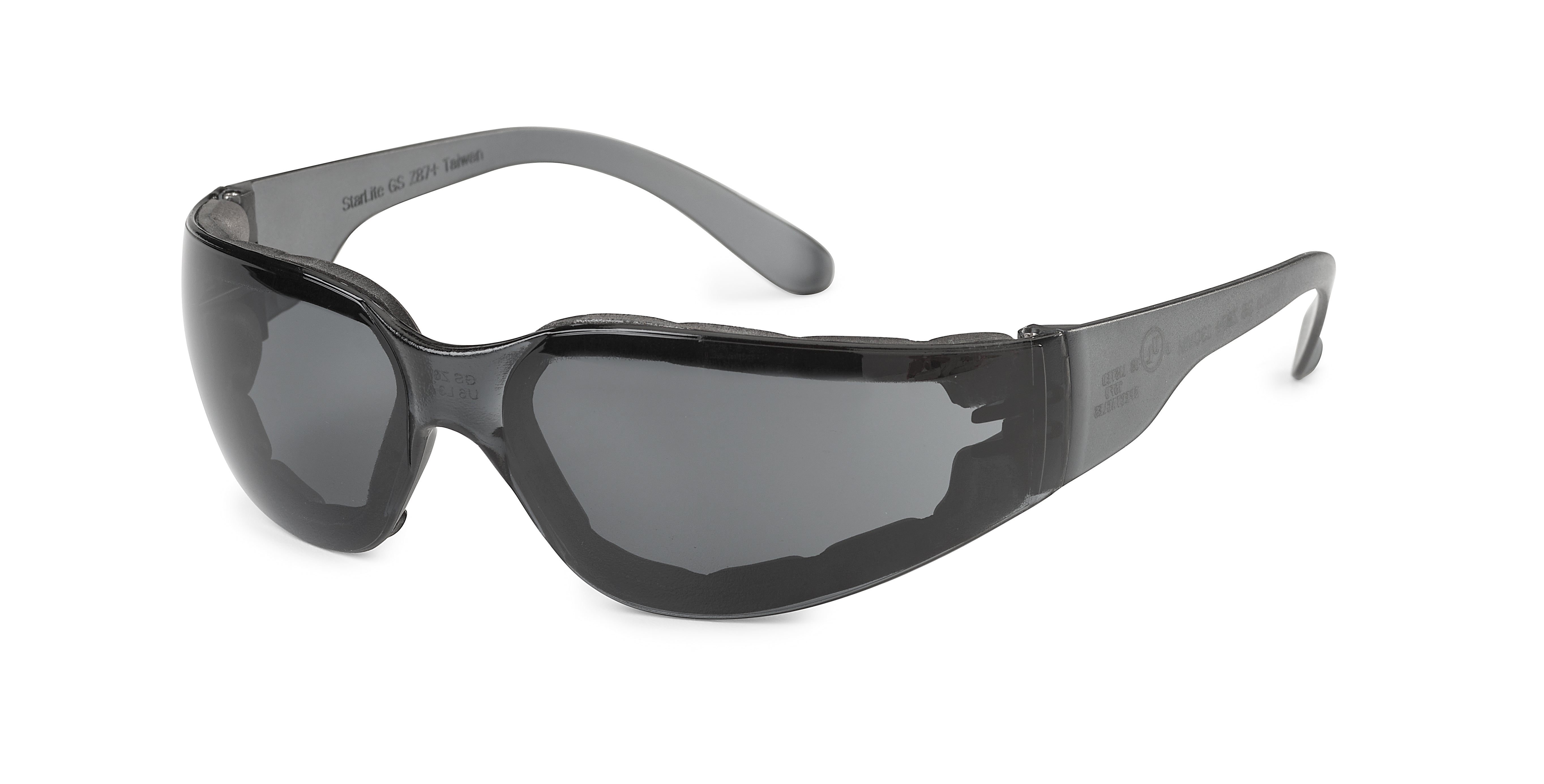 Starlite FoamPro Safety Glasses Gray Temples, Gray fx2 Anti-Fog