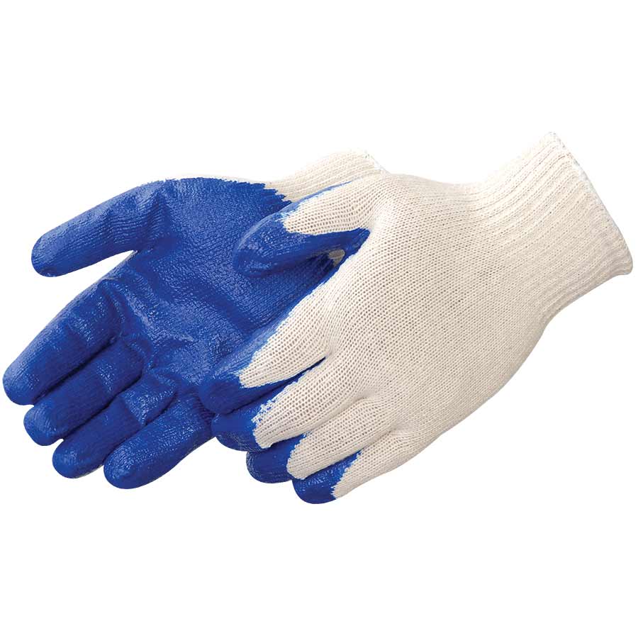 Blue Palm Coat Stringknit Glove, Dozen